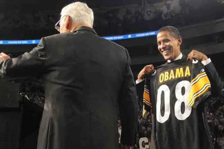Obama the quarterback might have waited a bit too long to call his play on financial reform. But for Dan Rooney (left) and the NFL, a deal involving the Steelers shows these may not be such tough times (see &quot;Family affairs&quot;).