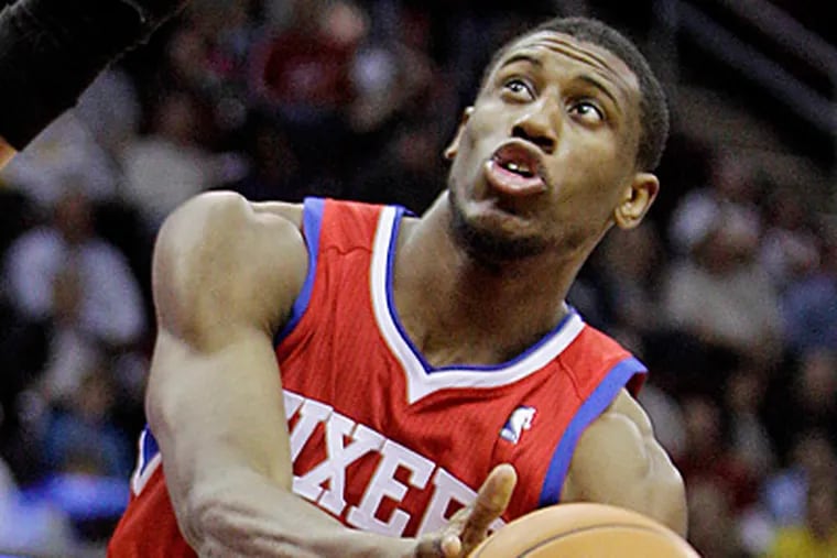 Thaddeus Young and the Sixers are beginning to use their versatility to their advantage. (AP Photo/Tony Dejak)