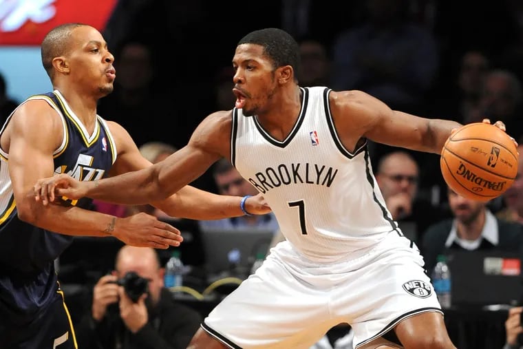 The Sixers worked out Joe Johnson (7) on Thursday. The shooting guard could fill a role as an off-the-bench sharpshooter for the NBA Finals contenders.