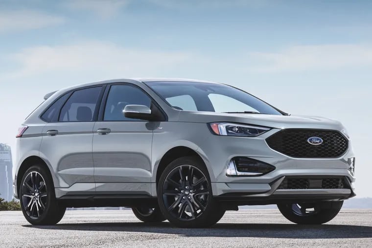 The 2020 Ford Edge ST handles nicely and moves quickly, but also feels quirky, if you're not accustomed to it.

.