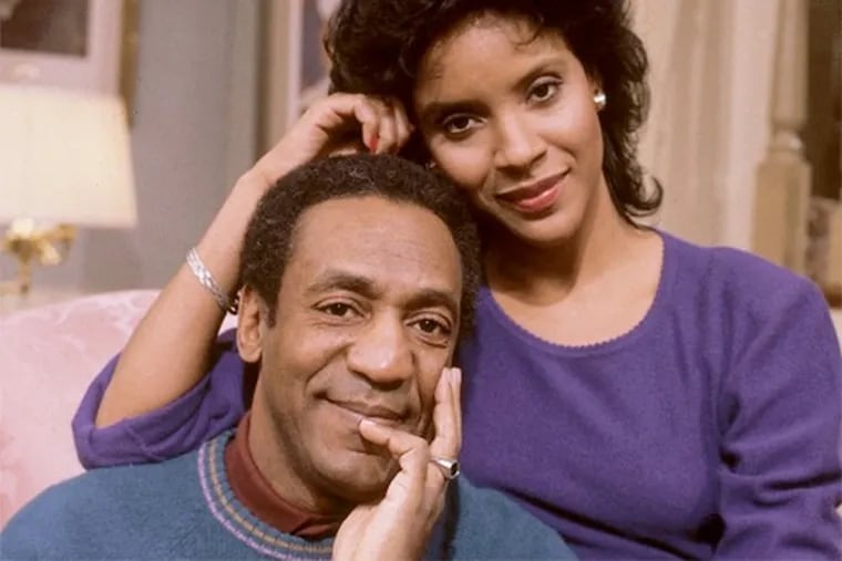 Better days: Bill Cosby as Cliff Huxtable with "The Cosby Show" co-star Phylicia Rashād, who played his wife Clair.