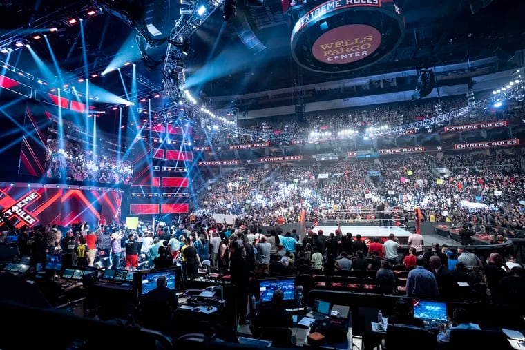 WWE Extreme Rules at the Wells Fargo Center in 2019