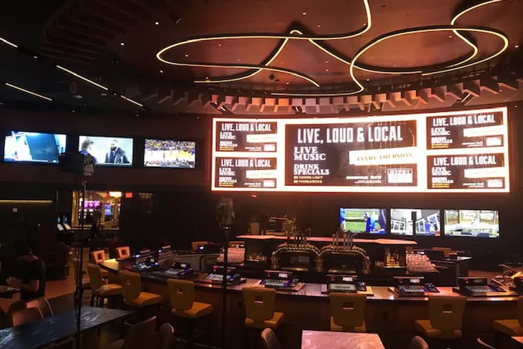 The Borgata's new sportsbook is more of a restaurant and bar than a traditional sportsbook. It will open to the public on Saturday.