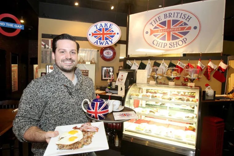 Edward Strojan at the British Chip Shop in 2012.