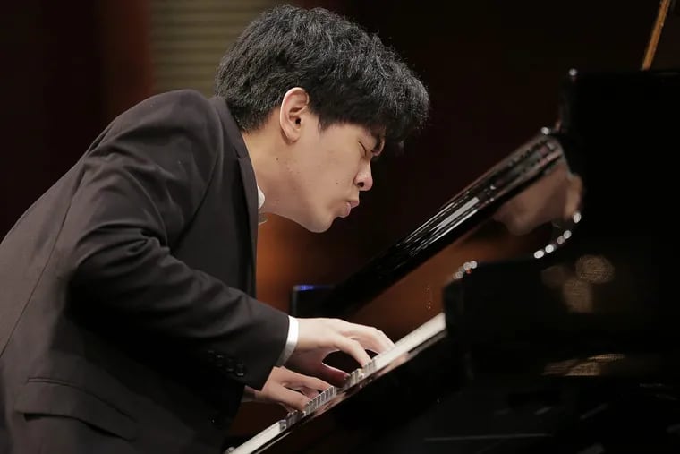 May 29, 2017. Daniel Hsu from the United States performs during the Quarterfinal Round on Monday at The Fifteenth Van Cliburn International Piano Competition held at Bass Performance Hall in Fort Worth, Texas. (Photo Ralph Lauer)