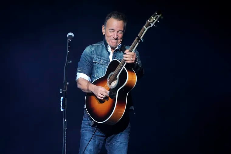 Bruce Springsteen at the 12th annual Stand Up For Heroes benefit concert at the Hulu Theater at Madison Square Garden in New York in November 2018.