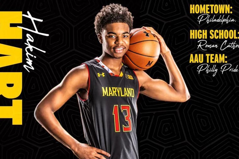 Hakim Hart chose Maryland over St. Joseph's after basketball coach Phil Martelli was fired by the Hawks.