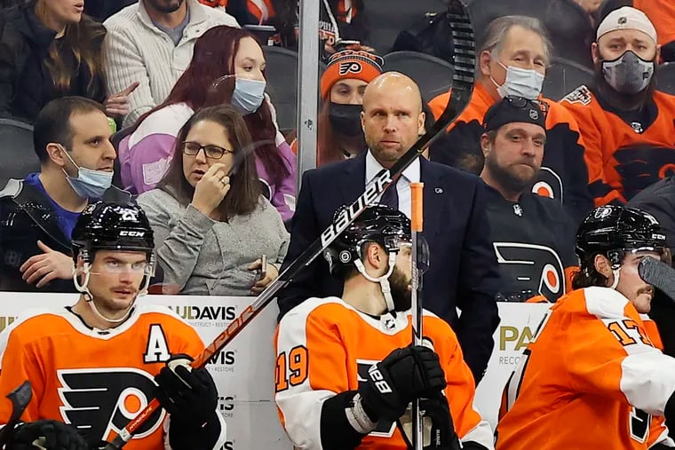 Mike Yeo's Flyers have dropped five straight games.