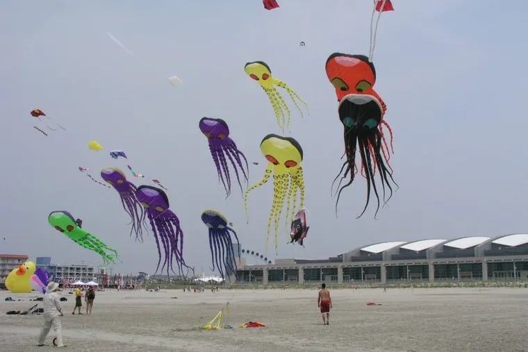The International Kite Festival takes place Memorial Day weekend in Wildwood