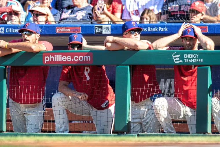 Watching Sunday's loss to the Red Sox wasn't easy for the Phillies.