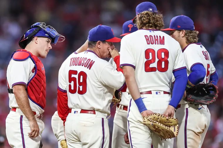 With a number of pitchers struggling, Philadelphia Phillies manager Rob Thomson will have some work to do to prepare his rotation for the Wild Card.