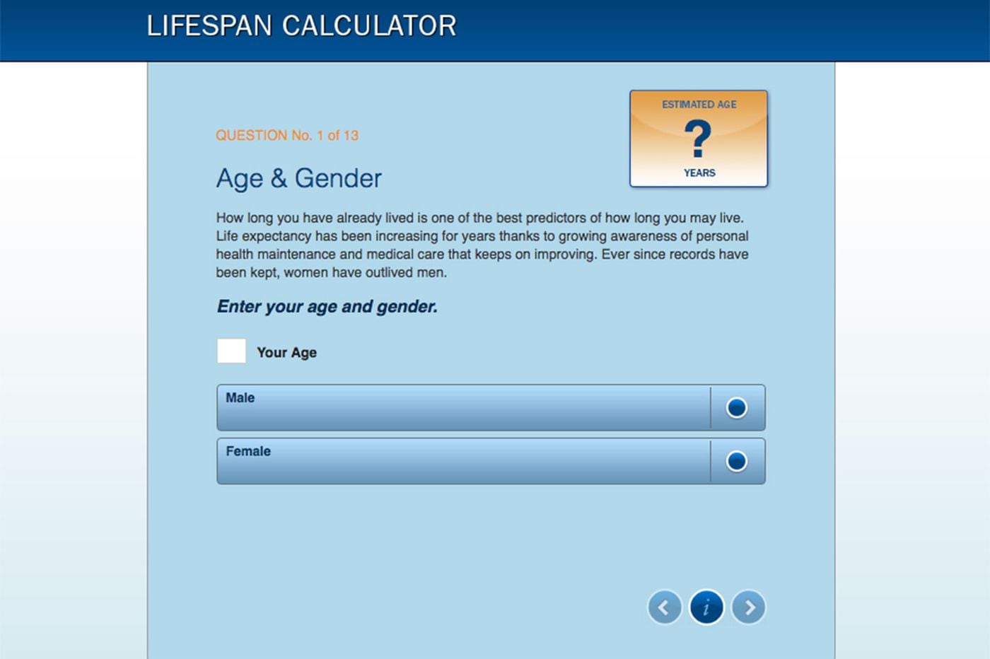 How Long Will You Live A Reporter Tries Some Lifespan Calculators