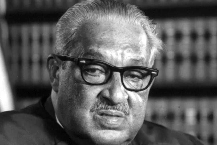 Justice Thurgood Marshall in 1976.