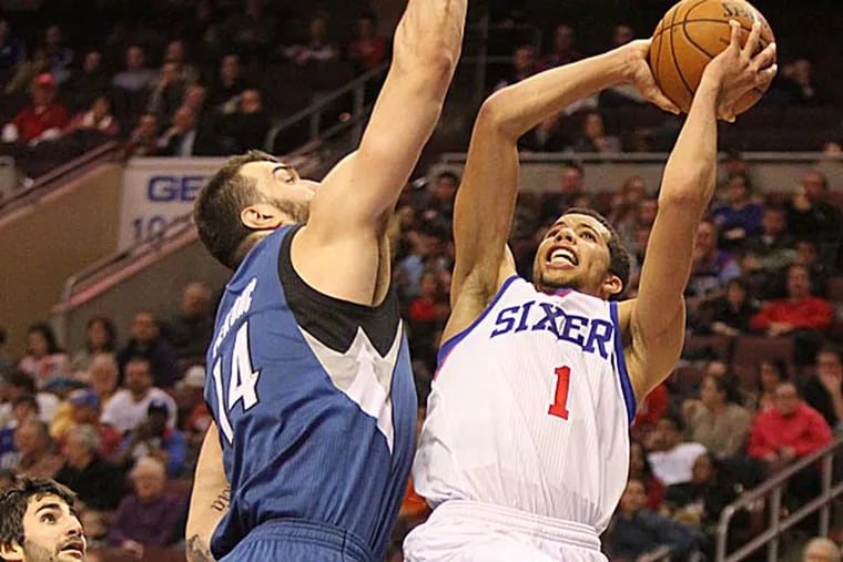 76ers rookie point guard Michael Carter-Williams. (Charles Fox/Staff Photographer)