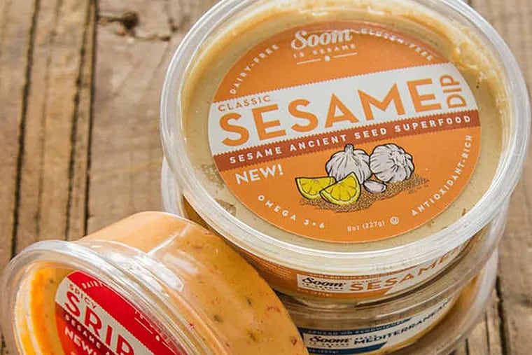 Soom sesame dips come in four flavors, made from Guatemalan sesame seeds.