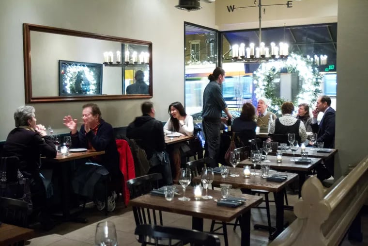 Dining area at High Street on Market, 308 Market St., in 2018.