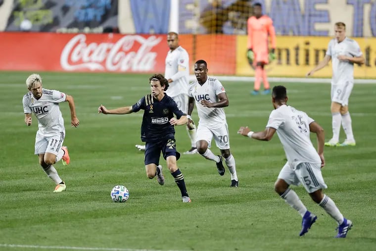 Union midfielder Brenden Aaronson's mix of speed, dribbling skill, passing vision, and scoring punch have made him one of American soccer's top young players.