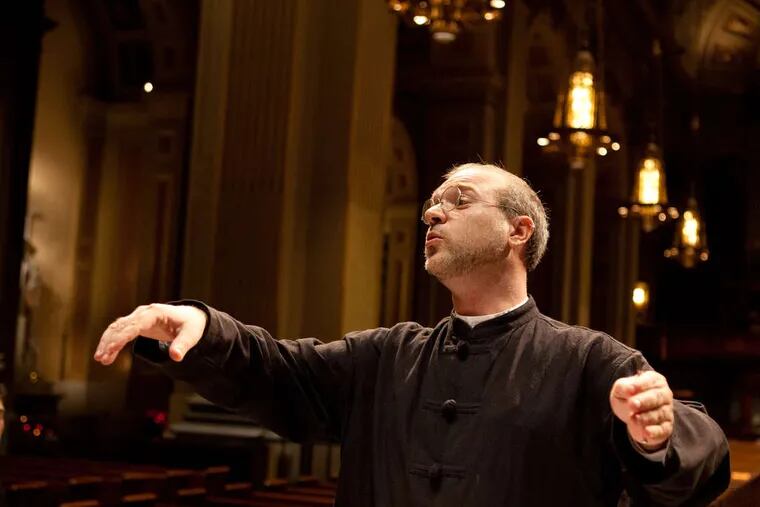 Matthew Glandorf, artistic director of Choral Arts Philadelphia, which will present the Mass Saturday at St. Mark's Episcopal Church.