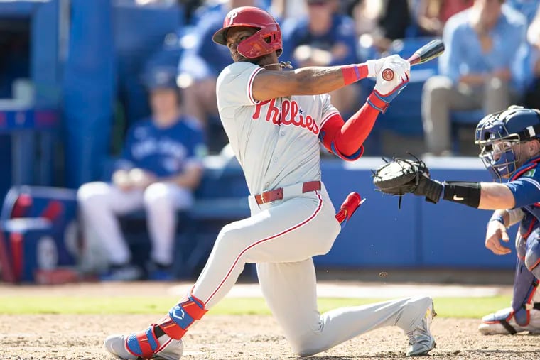 Johan Rojas is off to a 4-for-20 start in his spring-training pursuit to lock down the Phillies' center field job.