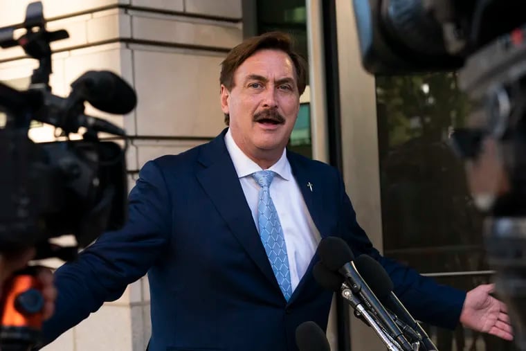 MyPillow chief executive Mike Lindell, shown in June 2021.