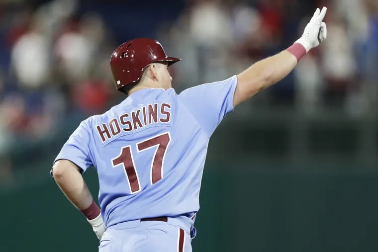 Rhys Hoskins is turning himself into a clubhouse leader.