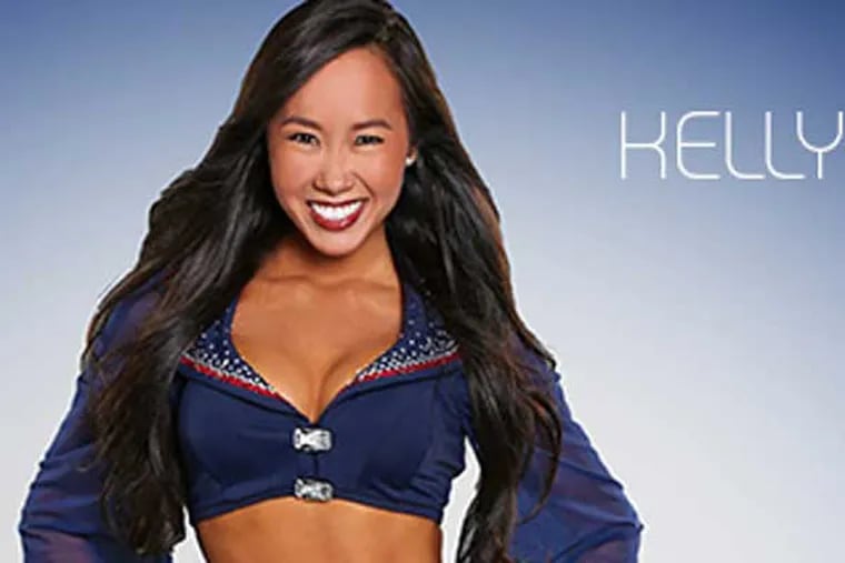 Kelly Bennion, a cheerleader for the New England Patriots, is also a PhD candidate in neuroscience. She is a member of the Science Cheerleaders, a group based in Philadelphia that encourages girls to pursue science careers.