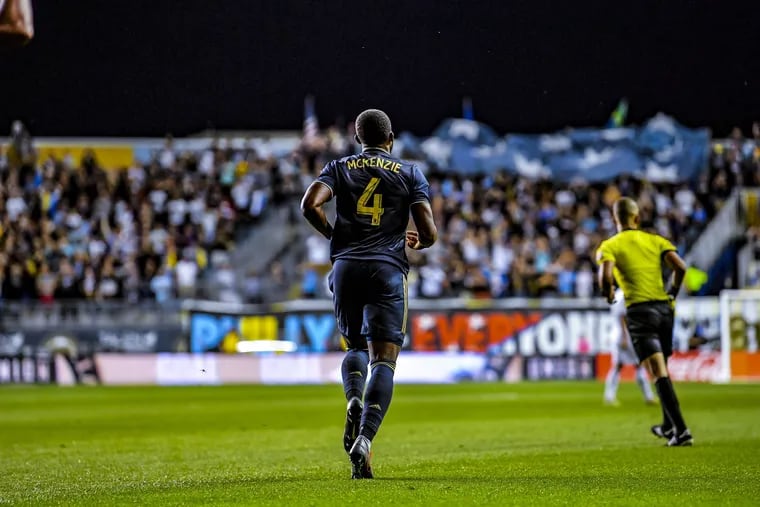 Mark McKenzie played the best game of his career in the Union's 1-1 tie with Los Angeles FC at Talen Energy Stadium on September 14, 2019.