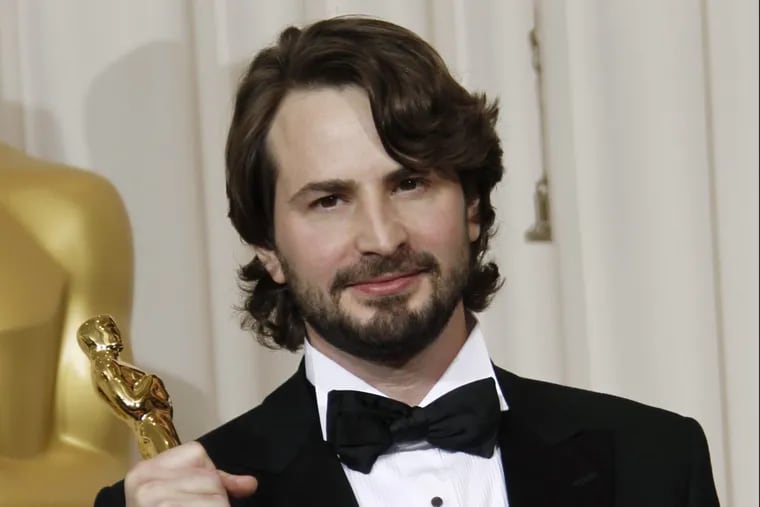 Mark Boal with a 2010 Oscar for best original screenplay for “The Hurt Locker.” His new film is “Detroit.”