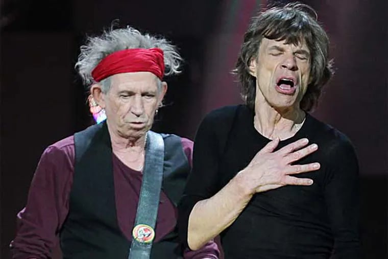 The Rolling Stones at the Sandy benefit. The next night it was Newark. (DAVE ALLOCCA / Starpix via AP)