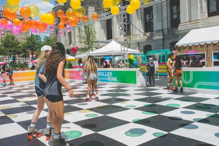 The roller rink in Dilworth Park opens for the season April 19.
