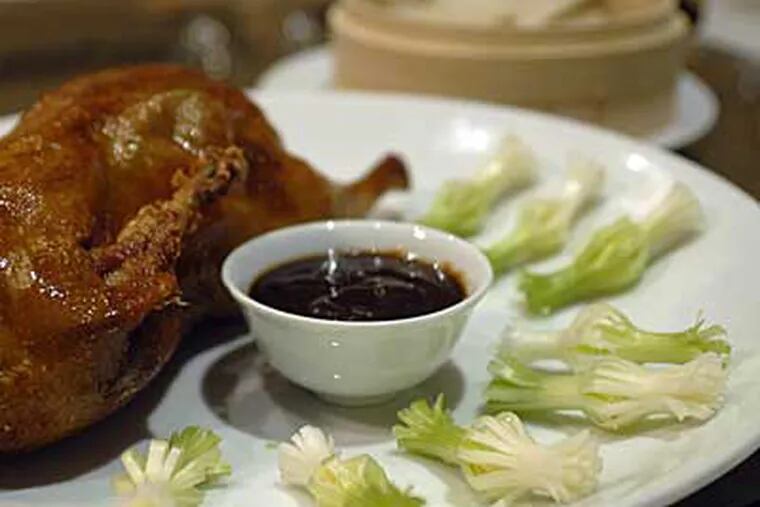 Peking Duck at Margaret Kuo’s in Wayne. The Year of the Ox celebration continues through Feb. 9 this year. (RON TARVER / Staff Photographer)