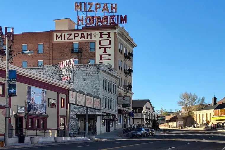 The Mizpah Hotel  in Tonopah, Nev., built in 1907, features themed Western rooms. Tonopah is midway between Reno and Las Vegas on U.S. 95, Nevada's Electric Highway.