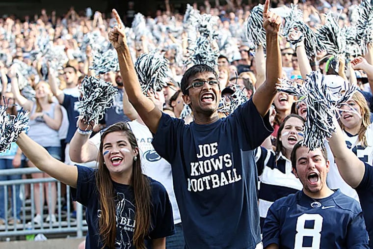 Penn State fans. (Matthew O'Haren/USA Today Sports)