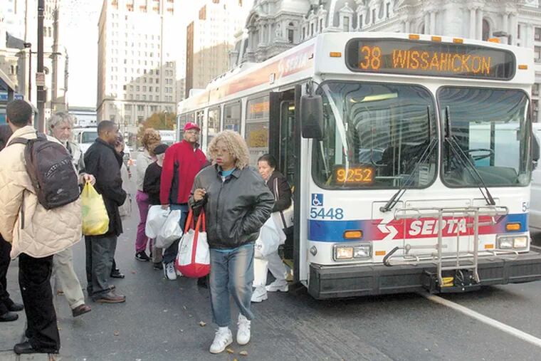 Buses tend to be crowded this time of year, and SEPTA is concerned that the crowds will attract the light-fingered.