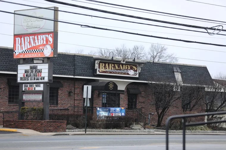 Barnaby's in Ridley submitted a request to sell their popular bar-restaurant to New Destiny Christian Center, an evangelical Christian church based nearby.