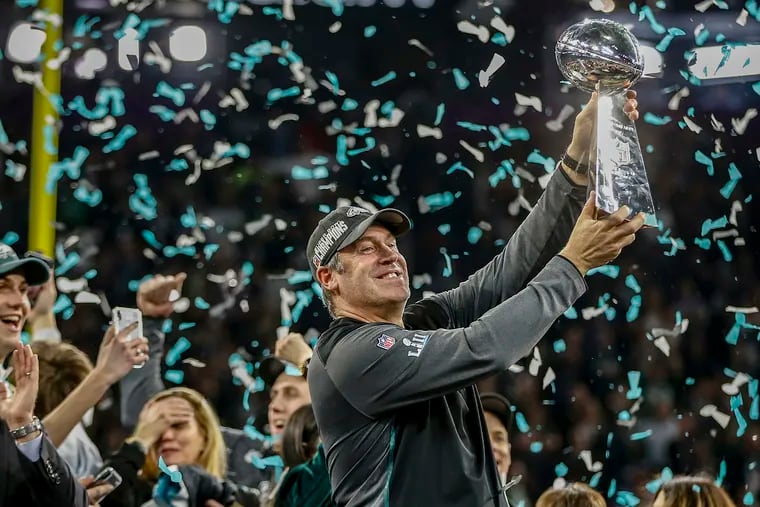 Doug Pederson could be holding the Lombardi Trophy for the Cowboys in a year if Jerry Jones was brave enough to hire him.