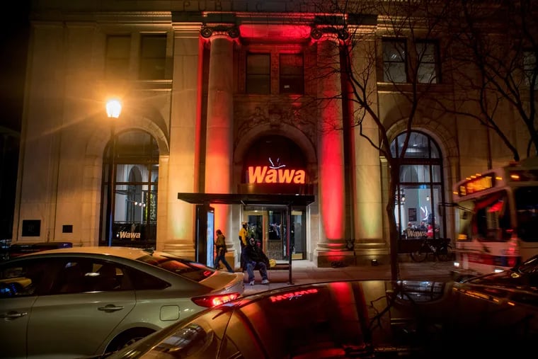 Wawa held a preview Wednesday for its giant new store at Sixth and Chestnut Streets, which opens Friday.