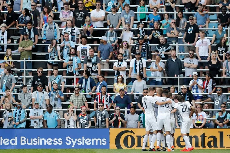 The Union jumped back into first place in the Eastern Conference in dramatic fashion on Sunday, as Auston Trusty scored in the 87th minute to down Minnesota United, 3-2, at Allianz Field in St. Paul, Minn.