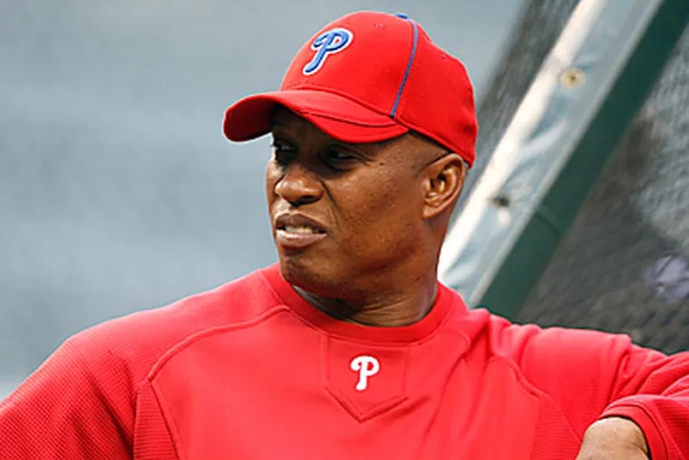 The Phillies have fired hitting coach Milt Thompson. (AP File Photo / David Zalubowski)