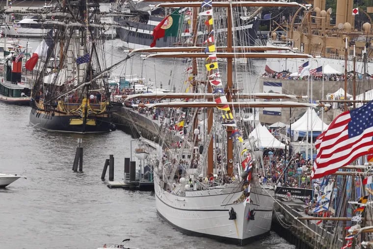 A five-day festival along Penn’s Landing, Sail Philadelphia brings nearly a dozen tall ships and an array of entertainment to the city over Memorial Day weekend.
