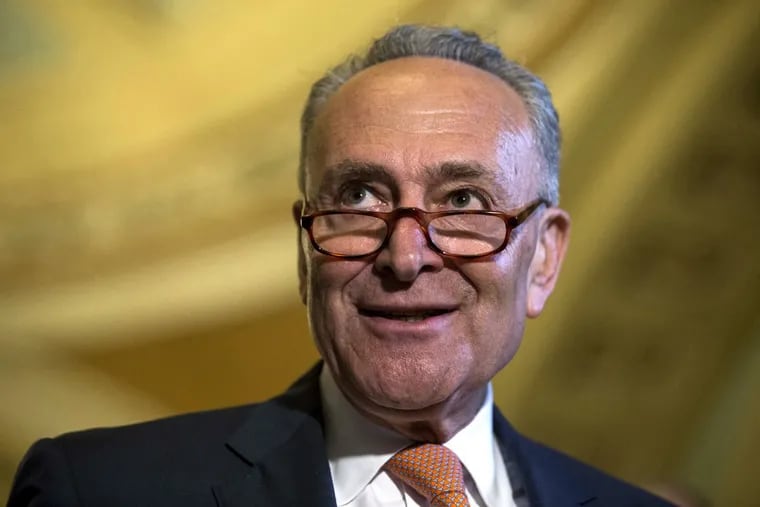 Senate Minority Leader Sen. Chuck Schumer (D., N.Y.) has blamed the rise in gas prices on President Trump’s decision to abandon the Iran nuclear deal.