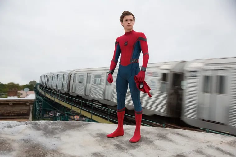 Tom Holland is Spider-Man in the film, &quot;Spider-Man: Homecoming.&quot; (Chuck Zlotnick/Columbia Pictures)