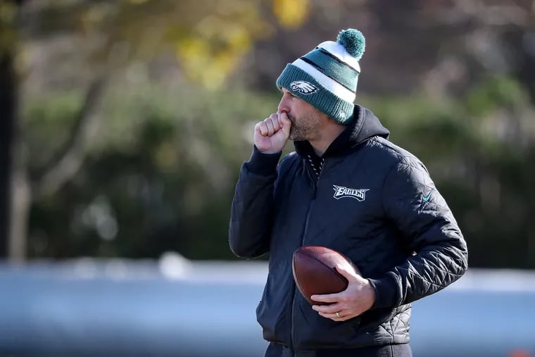 Eagles offensive coordinator Mike Groh