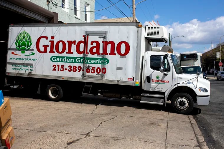 Giordano Garden Groceries will deliver to some zip codes in Philadelphia and South Jersey.