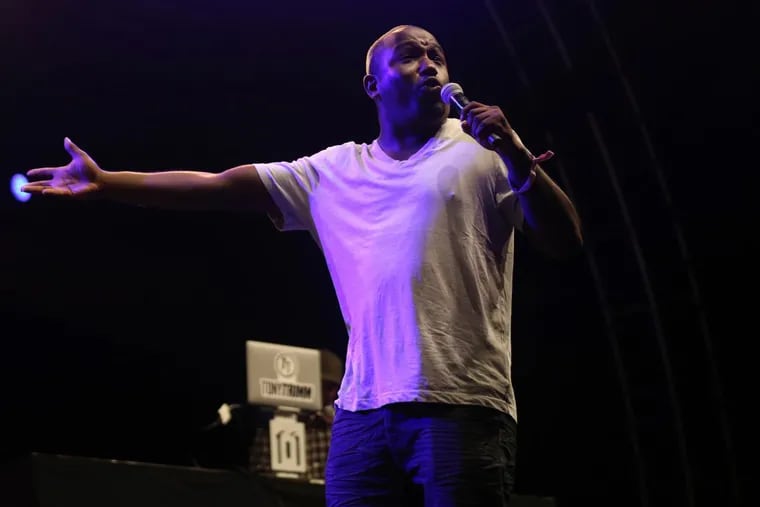 In this July 22, 2017 file photo, Hannibal Buress performs at the FYF Fest in Los Angeles.