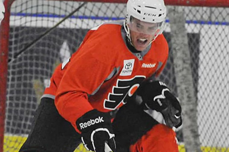 Flyers prospect Nick Cousins was charged with sexual assault. (Ron Tarver/Staff Photographer)