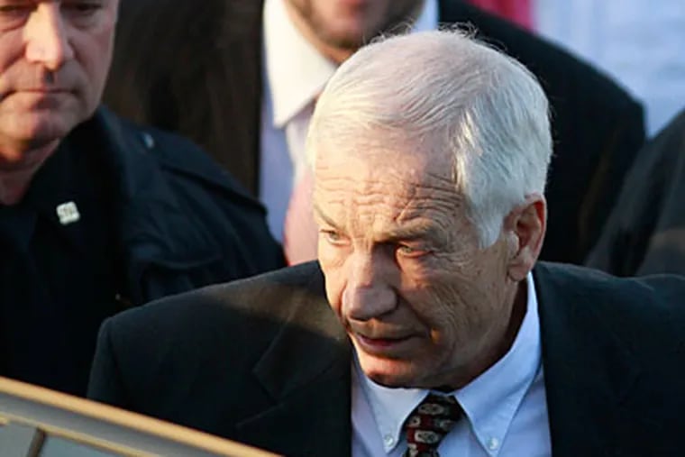 Former Penn State assistant football coach Jerry Sandusky waived his preliminary hearing. (David Swanson/Staff Photographer)
