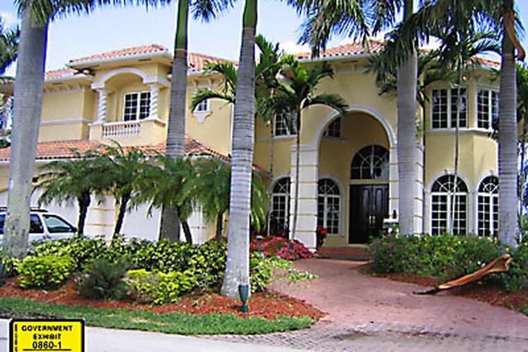 On Oct. 18, 2011, Fumo fianc&eacute;e Carolyn Zinni paid $10 to become co-owner of this property in Fort Lauderdale, Fla. On April 6, 2012, Zinni and Fumo sold the property for $2.3 million.