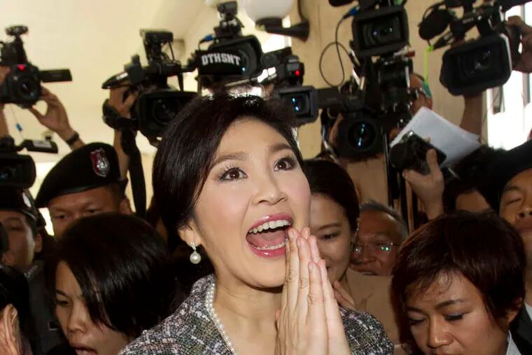 Yingluck Shinawatra , former prime minister, faces indictment over alleged corruption in a rice program. Associated Press