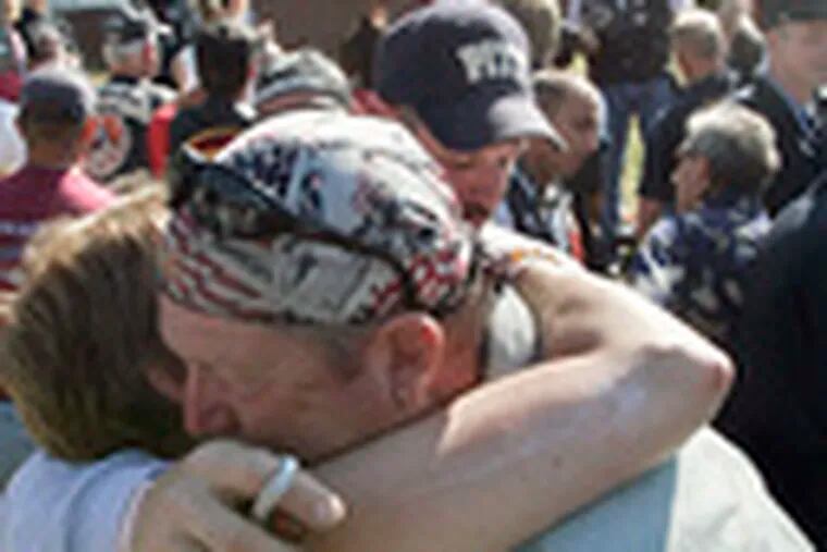 At Pa. site, a 9/11 steel cross